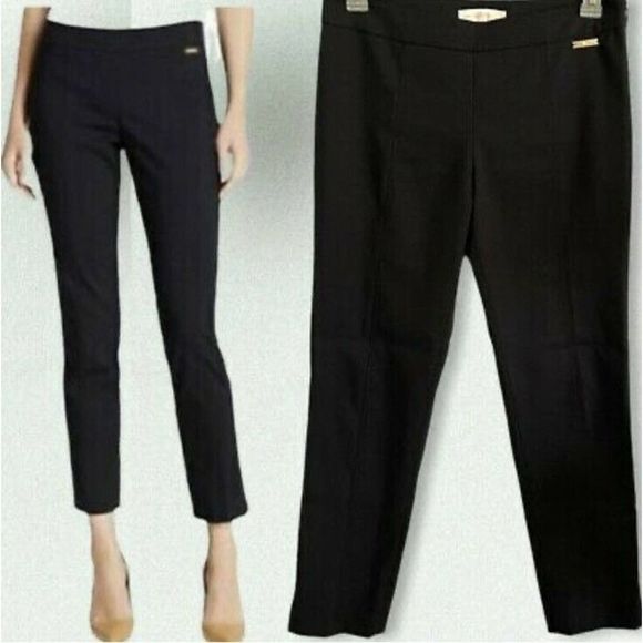 Tory Burch Women’s Black Callie Casual Work Pants Size 2 - Picture 1 of 10